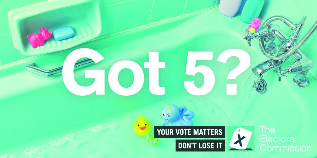 Time’s running out! ⏰ There are only a few days left to register to vote before the deadline on 16 April. Go to gov.uk/register-to-vo… today. #YourVoteMatters. Don’t lose it