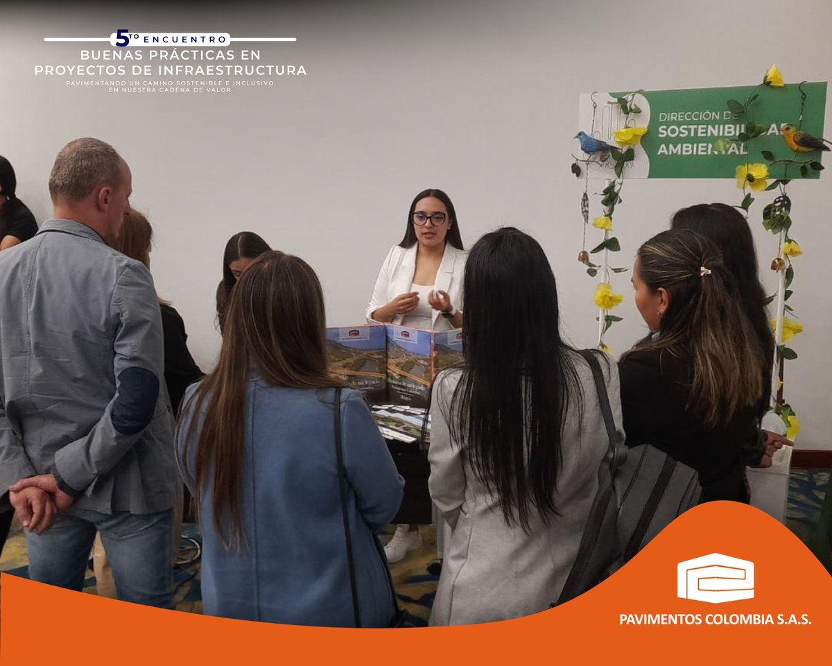 PavcolSAS's tweet photo. Hoy realizamos nuestro 5to Encuentro de Buenas Prácticas en Proyectos de Infraestructura, un espacio en el que compartiremos experiencias, procesos y normativas, que buscan generar un impacto positivo no solo en nuestra operación, sino en nuestros grupos de interés. https://t.co/cIAKkJ5GCq