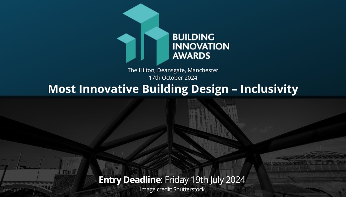 Have you prioritised inclusivity in a recent building project?

We want companies that celebrate innovative building designs that prioritise inclusivity, accessibility, and diversity. 

Submit your entries now: shorturl.at/qvKMN

#BuildingInnovationAwards #BIA2024