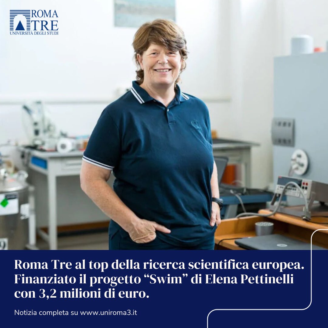 🛰️ La ricerca scientifica di #RomaTre al top in Europa grazie al progetto della prof.ssa #ElenaPettinelli. Vai sul nostro sito per leggere la notizia completa: uniroma3.it/articoli/roma-… #UniRomaTre #RomaTreperGiove