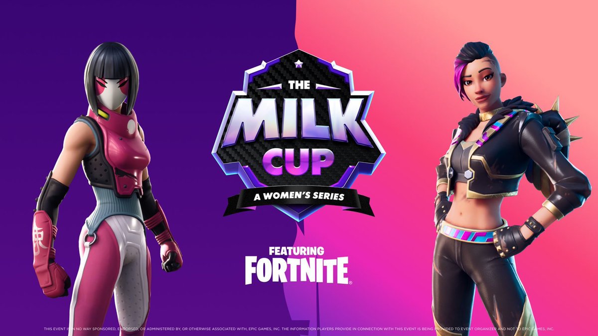 The largest women's Fortnite event in history has been announced this week With $250,000 on the line, The Milk Cup