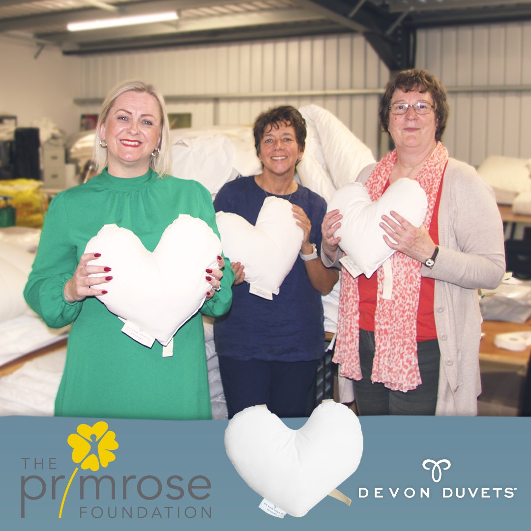 Thank you once again to Devon Duvets who continues to support our charity by donating 50p from the sale of every comfort care cushion purchased. #thankyou #thankful #thankyouthursday #charitygiving #breastcancer #breastcancerawareness #theprimrosefoundation