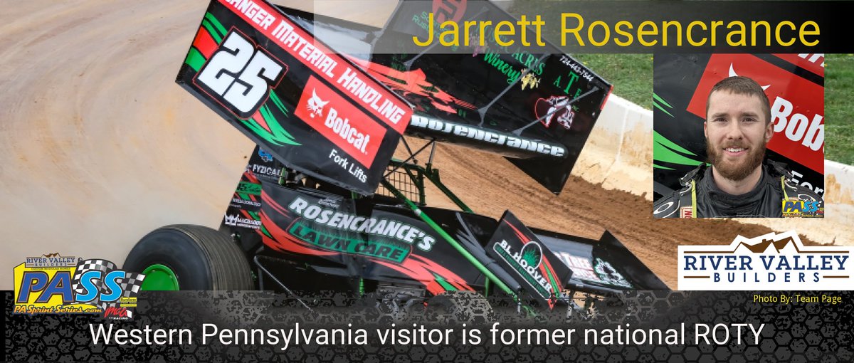 Jarrett Rosencrance was the National Rookie of the Year in 2021 and runs regularly with the AST. He made his second PASS appearance at the 2023 Keystone RaceSaver Challenge makeup to open the 2024 season and took the checkered flag in one of the B-Main races.