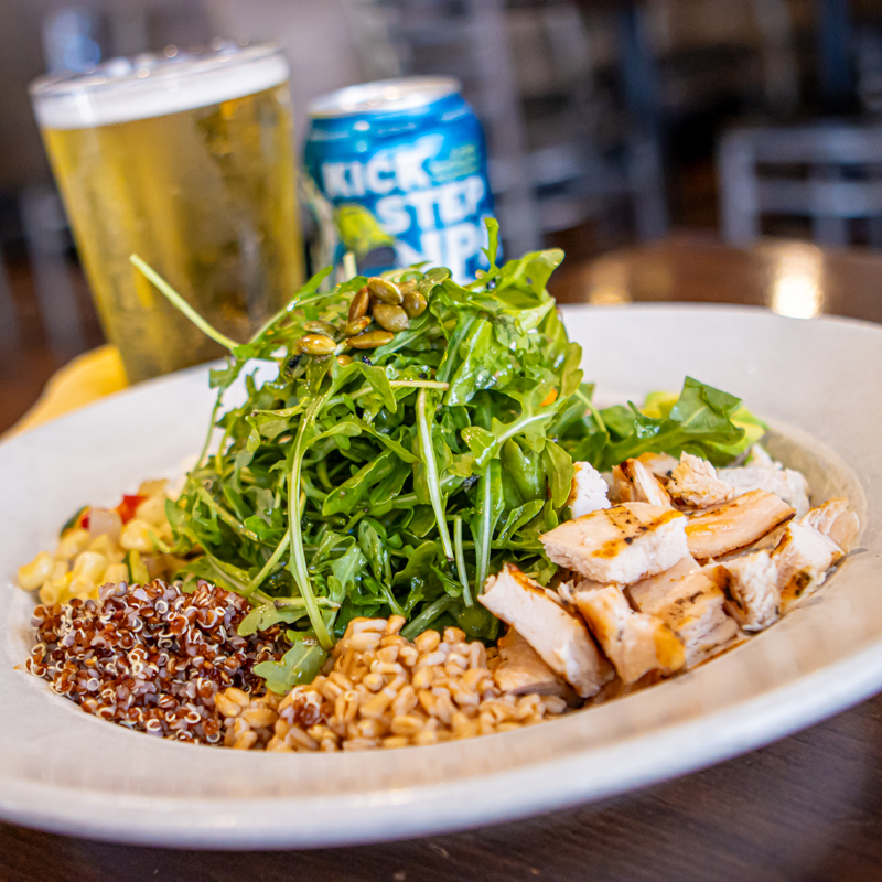 What sort of POWER LUNCH makes you smile? How about this Power Harvest Bowl?! #alwaysgoodeats #locallyowned and #locallyLOVED