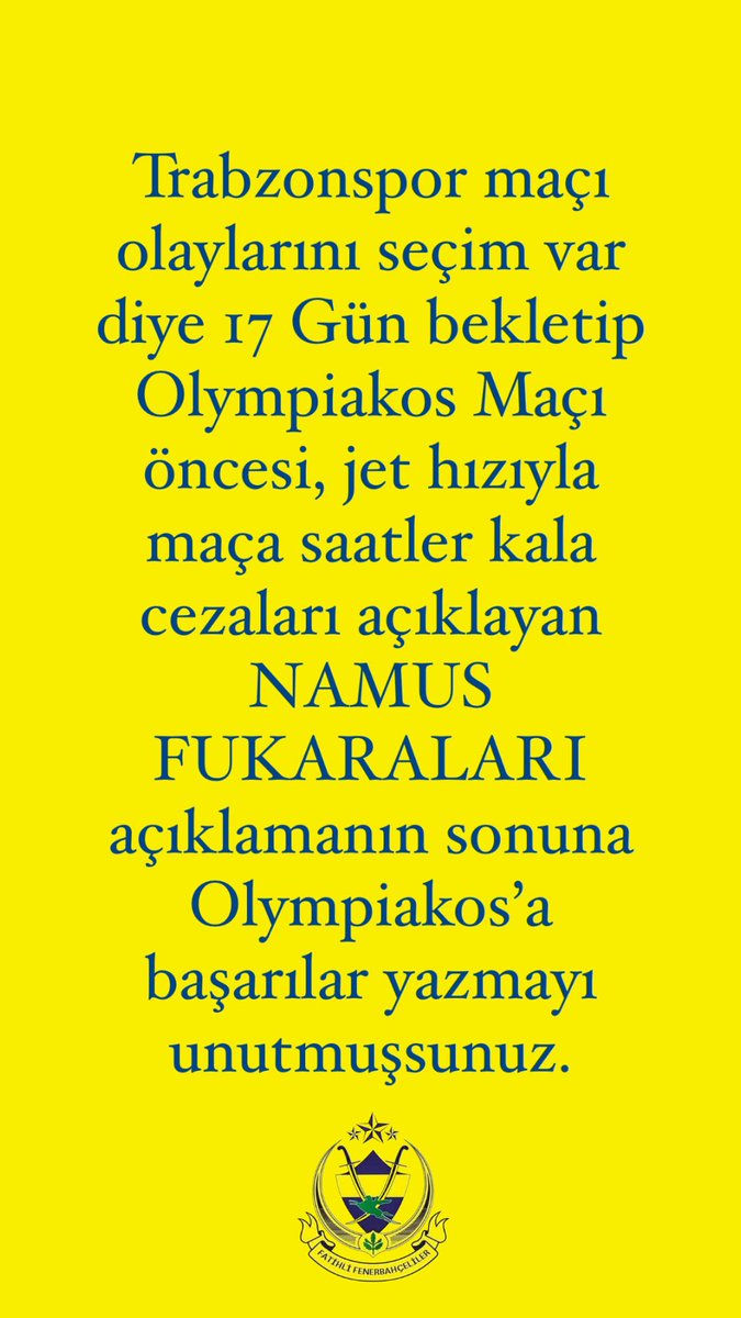 Fatihli Fenerbahçeliler⭐️⭐️⭐️⭐️⭐️ (@fatihlifener) on Twitter photo 2024-04-11 15:57:50