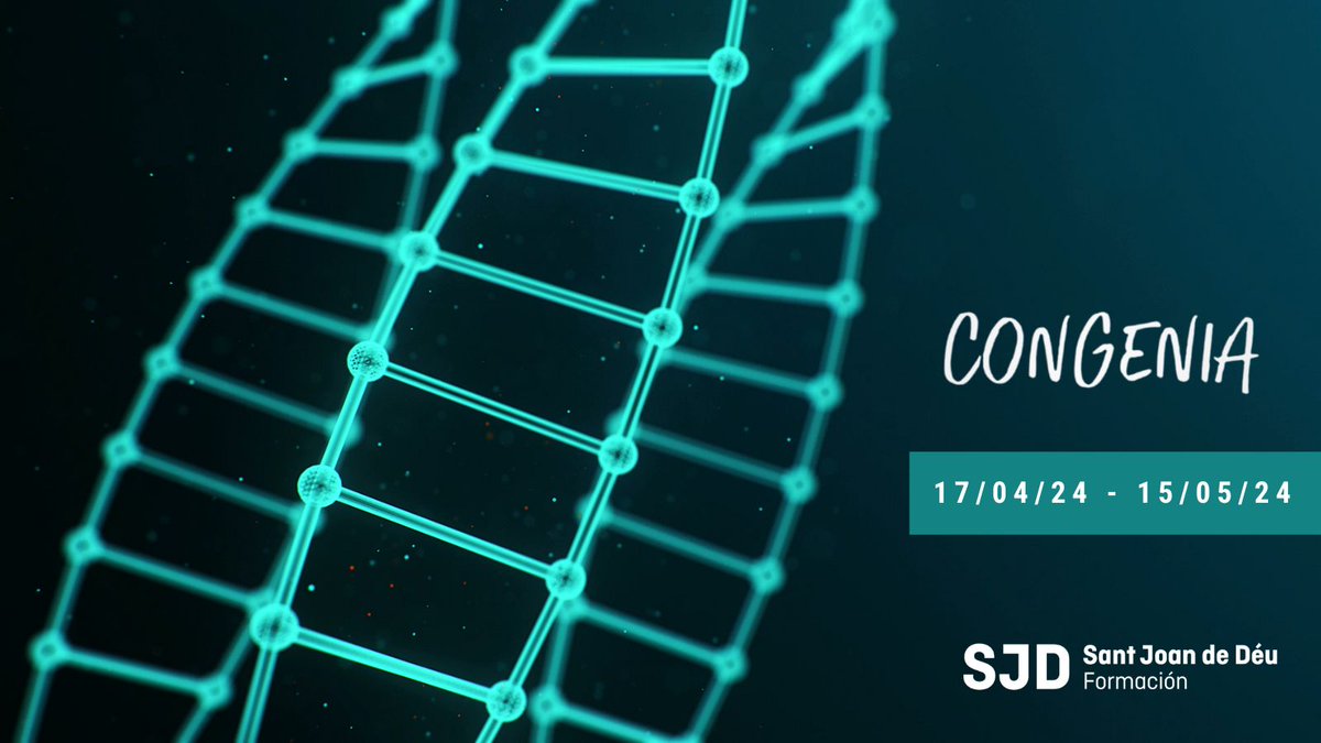 SJD Formación (@sjdformacion) on Twitter photo ConGenia te prepara para orientar el diagnóstico de pacientes con síndrome genético, comunicar resultados y acompañar a las familias.
No te pierdas este curso de enfermedades raras, donde aprenderás de forma entretenida.
🔽¡Últimos días para inscribirte!
formacion.sjdhospitalbarcelona.org/es/congenia-co… ConGenia te prepara para orientar el diagnóstico de pacientes con síndrome genético, comunicar resultados y acompañar a las familias.
No te pierdas este curso de enfermedades raras, donde aprenderás de forma entretenida.
🔽¡Últimos días para inscribirte!
formacion.sjdhospitalbarcelona.org/es/congenia-co…