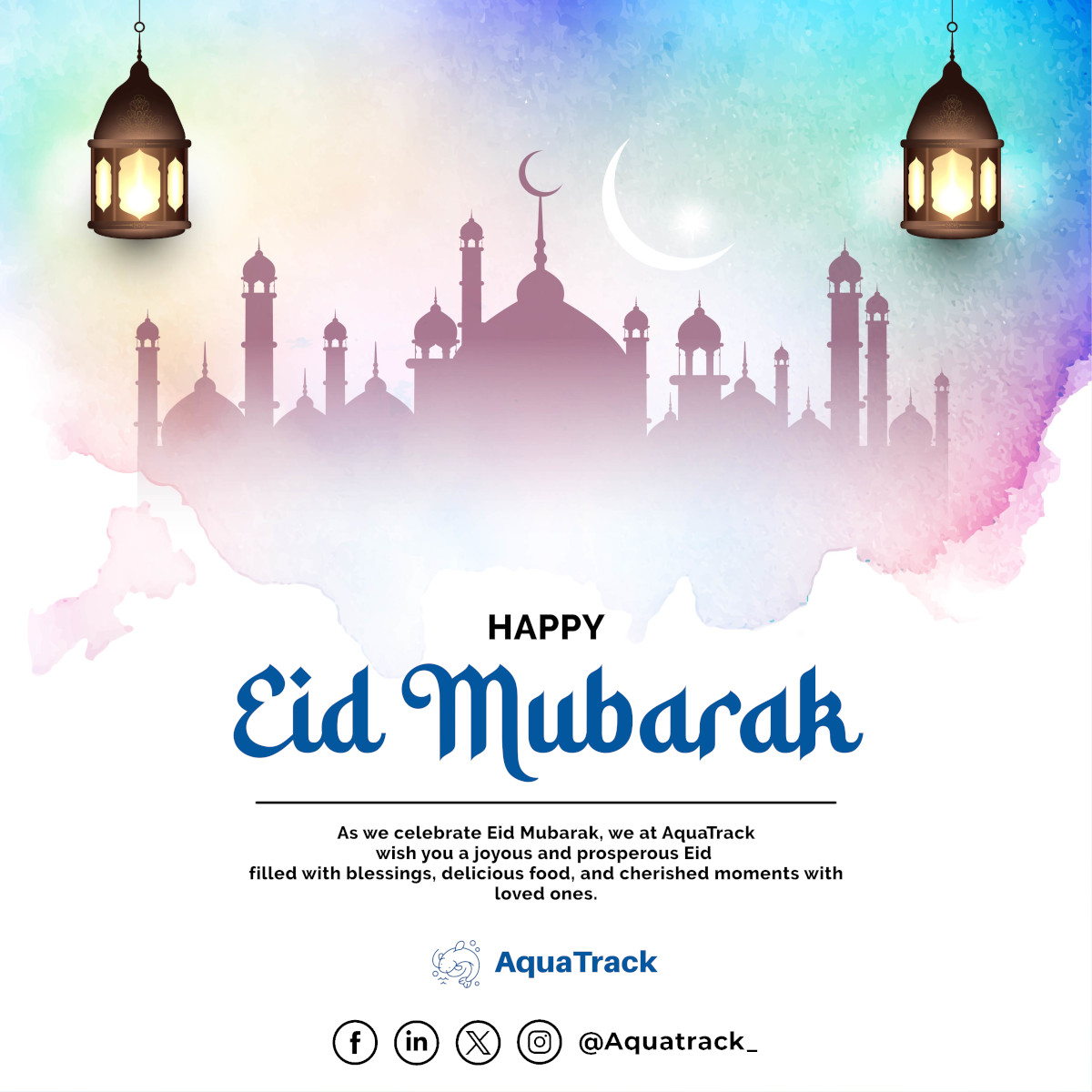 As we celebrate Eid Mubarak, we at Aquatrack wish you a joyous and prosperous Eid filled with blessings, delicious food, and cherished moments with loved ones.
#Eidmubarak2024 #fishfarming #aquaculture #sustainablefishing #community