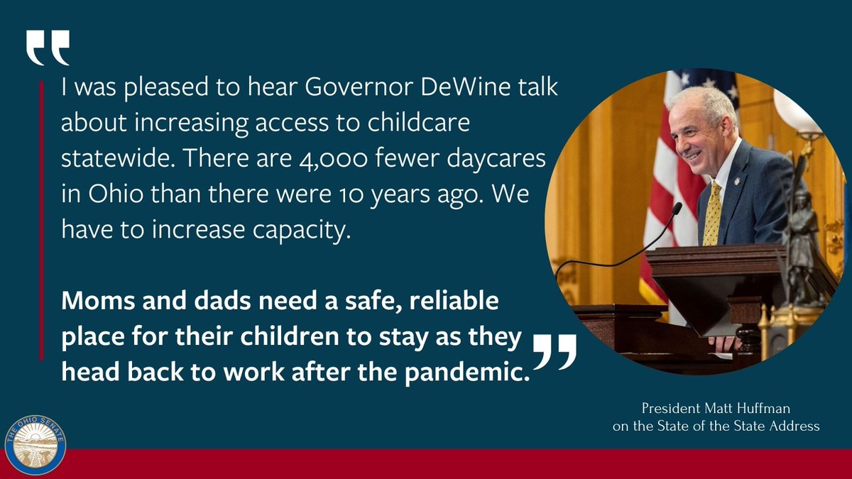 President Huffman's thoughts on Governor DeWine's State of the State Address: