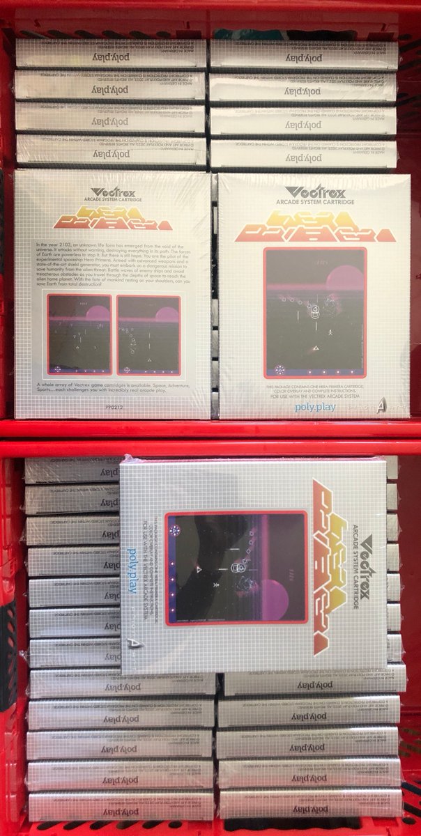 Preparations for despatch of 'Hera Primera' for the # Vectrex has started. Order your copy now: buff.ly/3xNmiey