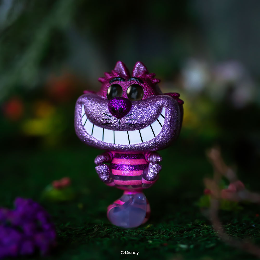 The Books-A-Million exclusive, Diamond edition Pop! Disney Cheshire Cat will have you grinning from ear to ear. Make your way through the madness and order yours today! bit.ly/3UdO6oJ #AliceInWonderland #Disney #FunkoPop #Exclusive