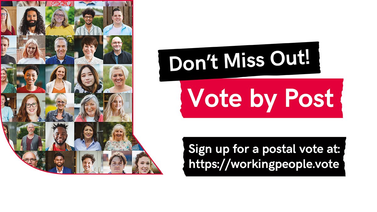 You will need photo ID to vote in-person at the local elections on 2 May. But you don't need ID to vote by post. So if you don't have ID, don't lose your voice - sign up for a postal vote at workingpeople.vote