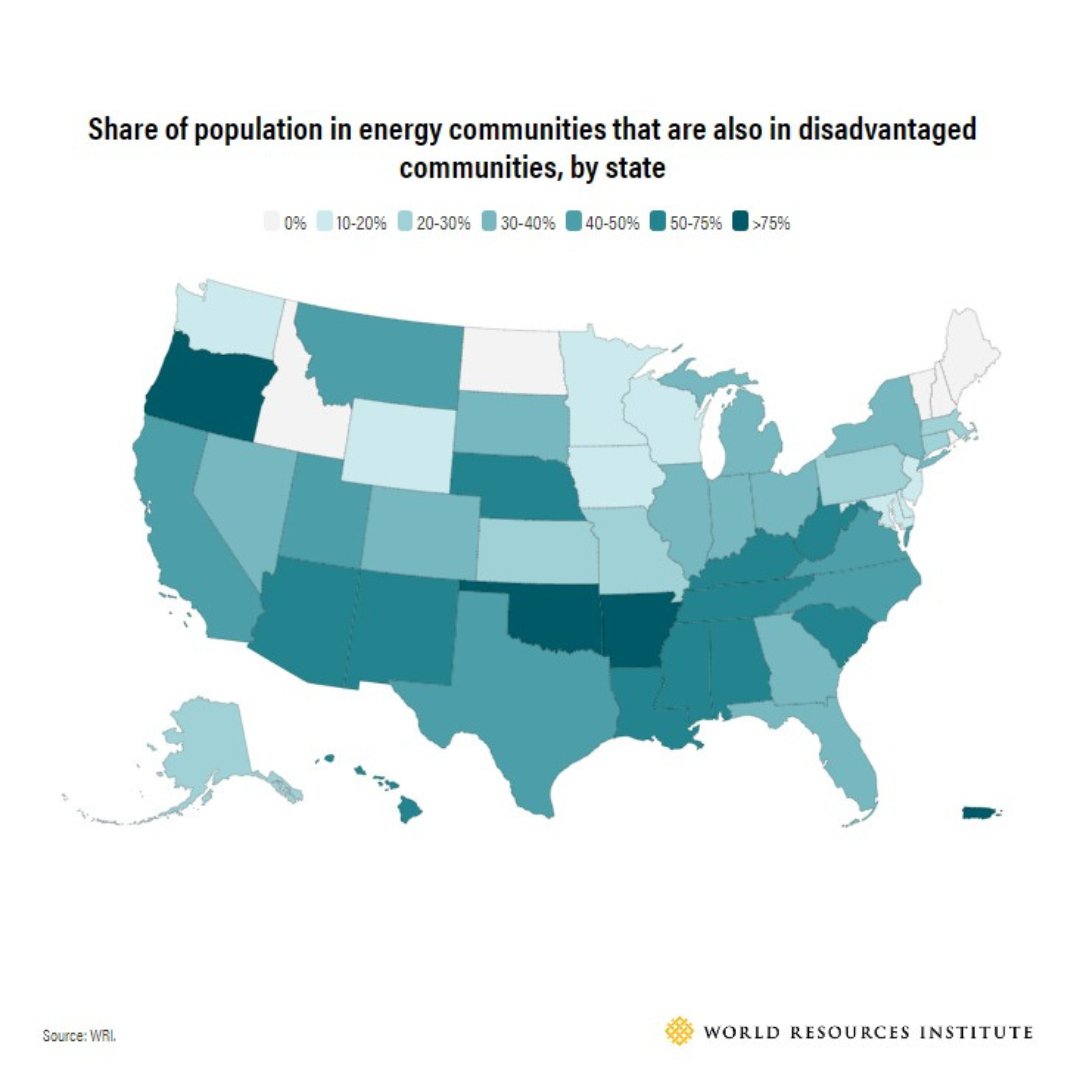 What are 'energy communities'?🏭🤔 Thousands of neighborhoods in the U.S. — comprising 64 million people that have historically relied on the oil, gas and coal industries for revenue and jobs. 🧠Learn more👇 bit.ly/3HcWPjz