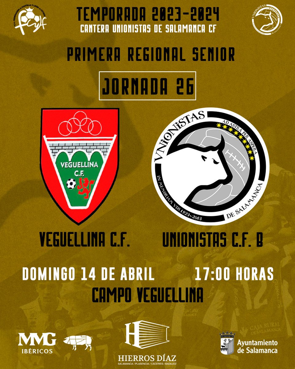 ⏲️ 𝗛𝗢𝗥𝗔𝗥𝗜𝗢 𝗖𝗢𝗡𝗙𝗜𝗥𝗠𝗔𝗗𝗢 | El filial visita este domingo Veguellina para disputar la vigésimo sexta jornada de liga. 🆚 @VeguellinaCF 📆 Domingo 14 de Abril 🏟️ Veguellina ⏲️ 17:00 horas ¡Vamos equipo! #ConstruyendoUSCF 🏗️