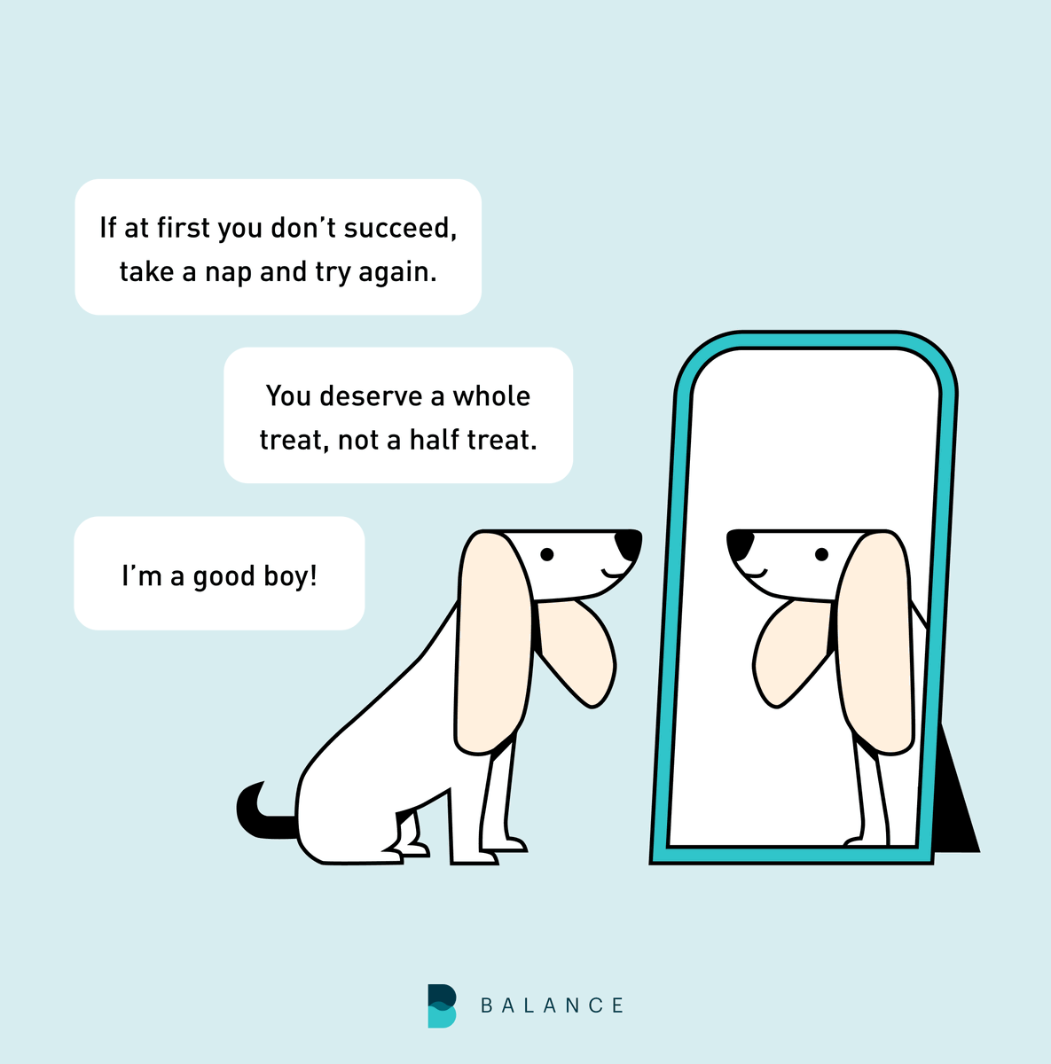 Even our furry companions appreciate a good positive affirmation! 🐾💭 What encouraging words do you imagine your pet would tell themselves each day?