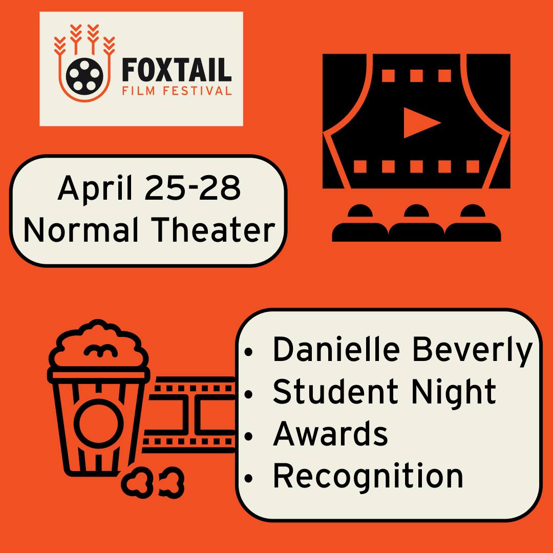 Danielle Beverly will join the Foxtail Film Festival April 25-28, 2024. 

Keep reading here! 
news.illinoisstate.edu/2024/03/foxtai… 
.
.
.
.
.
#SchoolofCommunication #FellHall #BestintheMidwest #FoxtailFilmFestival @foxtail_film