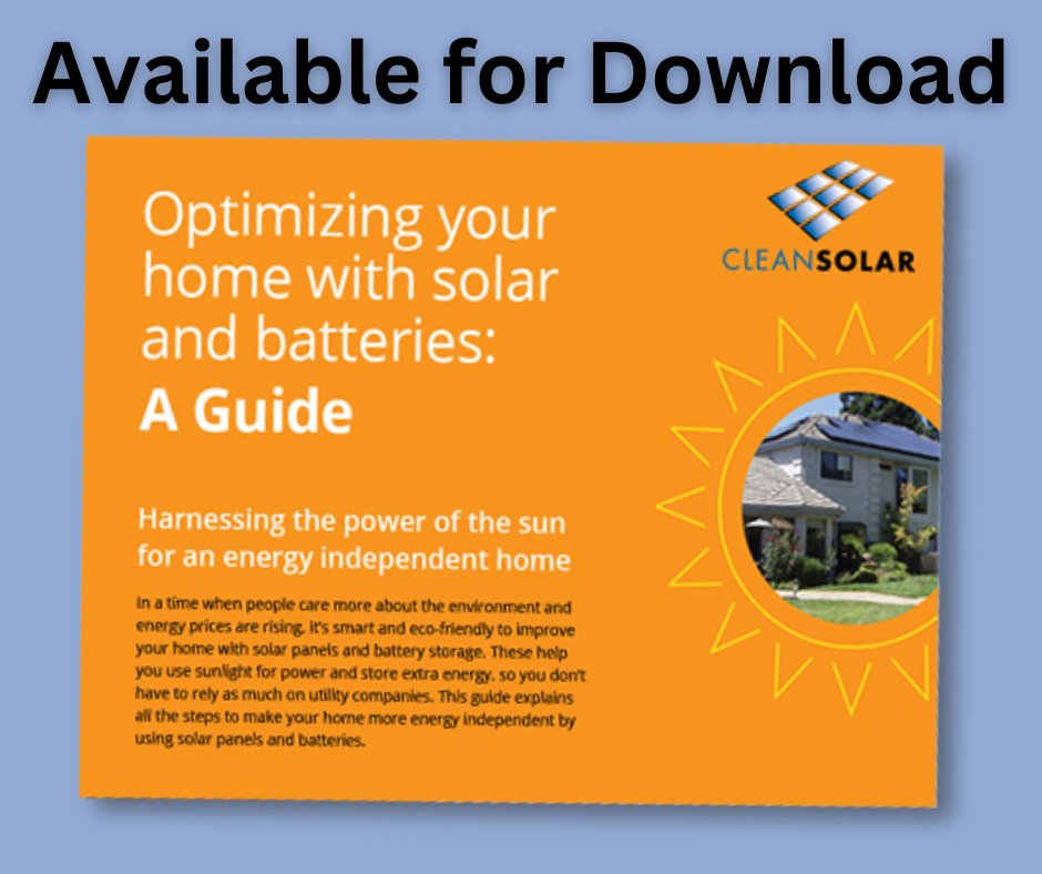 If have questions about Home Solar Energy, download our free Guide to Energy Independence:   info.cleansolar.com/guide-to-energ…

#energyindependence #solarelectric #solarelectricity #solarenergy