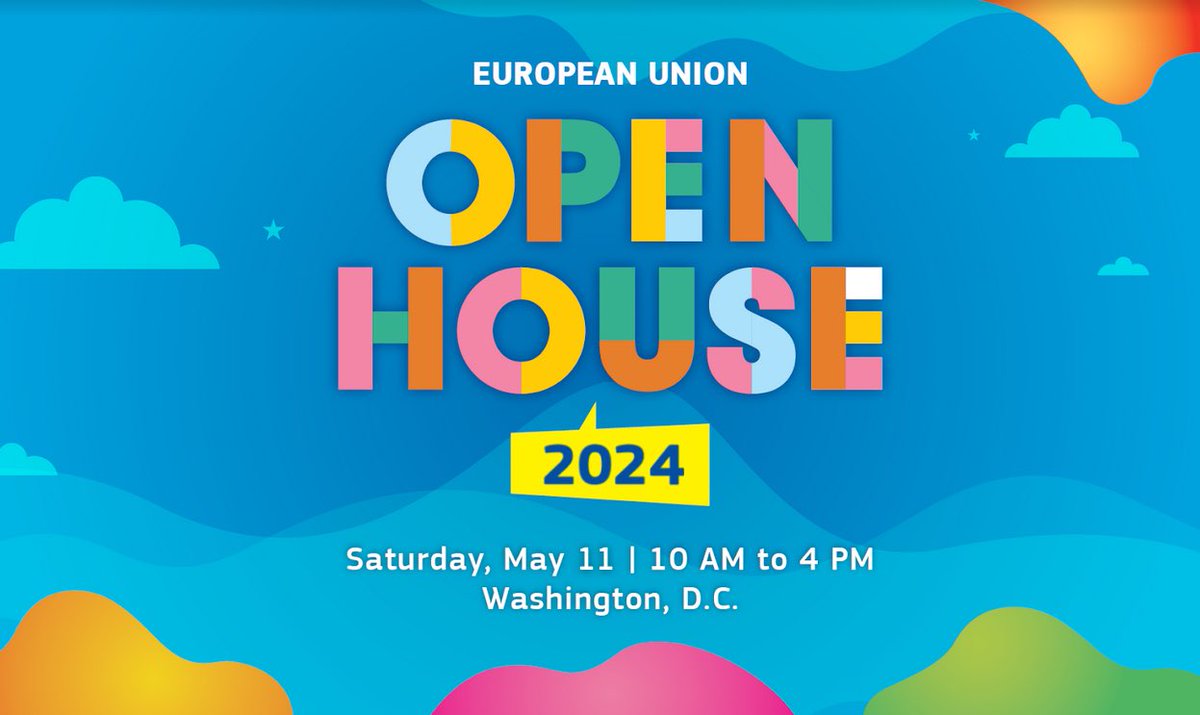#EUOpenHouse is coming! We are pleased to share that Portugal 🇵🇹 will once again be part of this much-loved event with @EUintheUS. We hope you will come by our embassy on Saturday, May 11, to enjoy some culture, food, music, and more. Visit euopenhouse.org for more info🇪🇺