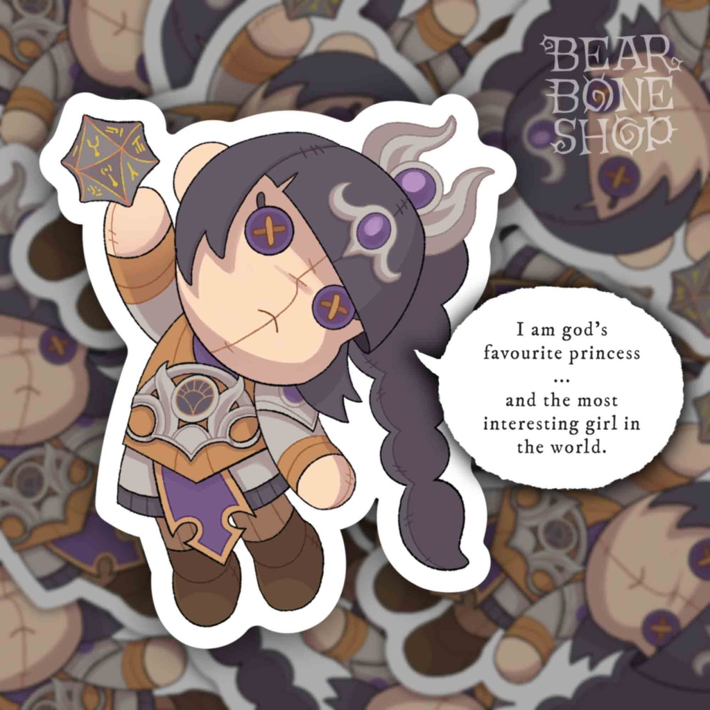 BearBoneShop's tweet image. Baldur&apos;s Gate 3 ~ dolly companions! (featuring action packed phrases and voice lines!)