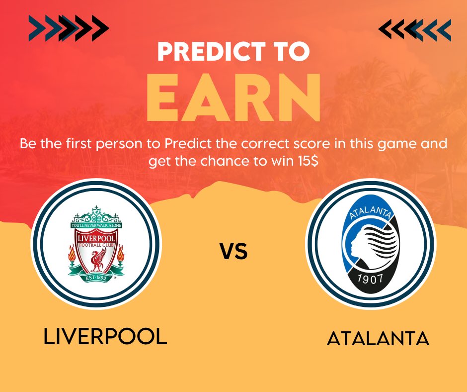 🥷 Another 15$ incase you feel you can’t meet up the last prediction. To Win you Must Follow this page and @crypto_psalm for your predictions to be valid. Predict correct scores and drop your wallet on comment , if you don’t have a wallet open one here [wallet.meteorwallet.app]