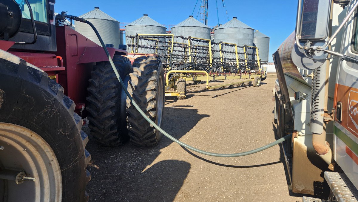 Not seeding yet but spring work is starting. #plant24 #saskag #westcdnag