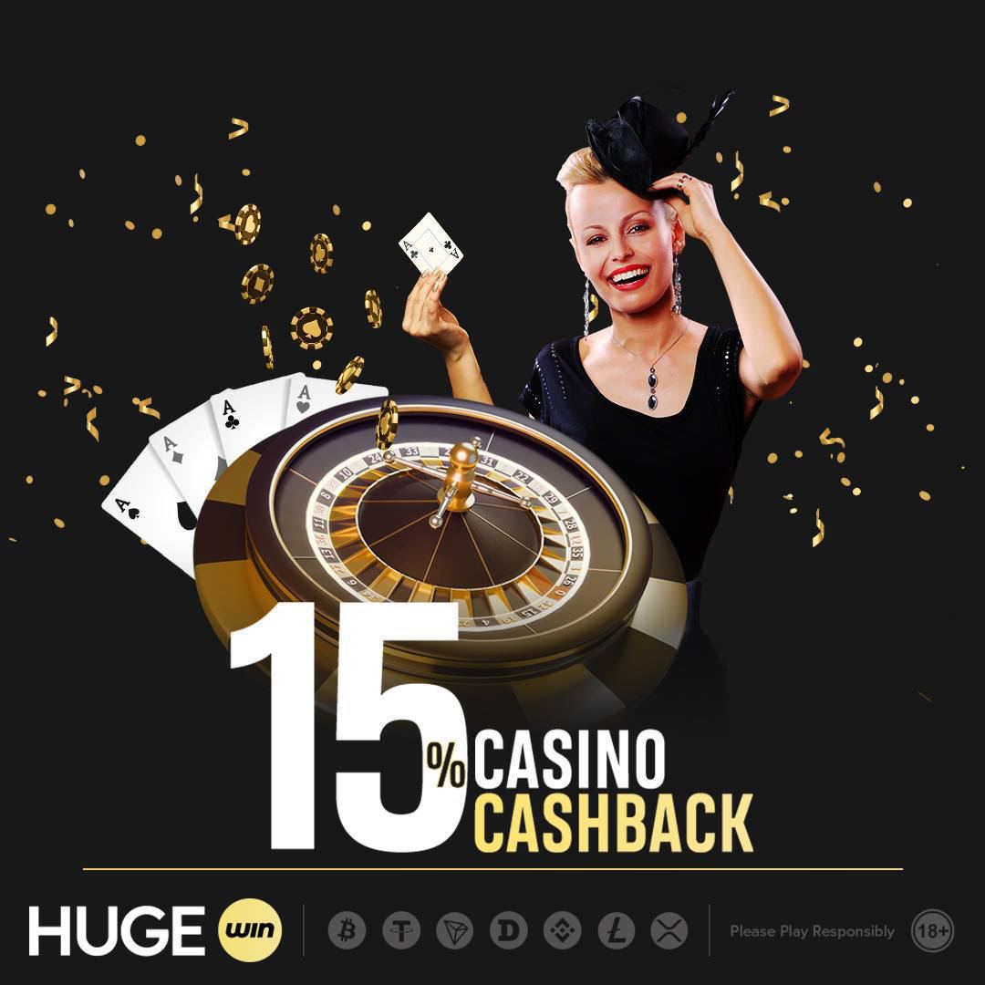 Embrace the 15% Casino Cashback shield on @hugewincasino!🎲 Faced with a streak of bad luck? Fear not!💪 Enjoy Hugewin's Casino Cashback, receiving 15% redemption on losses within Hugewin's casino hub💵 Start playing ➡️ hugewin.com/?aff=5800 #Sponsored #Hugewin