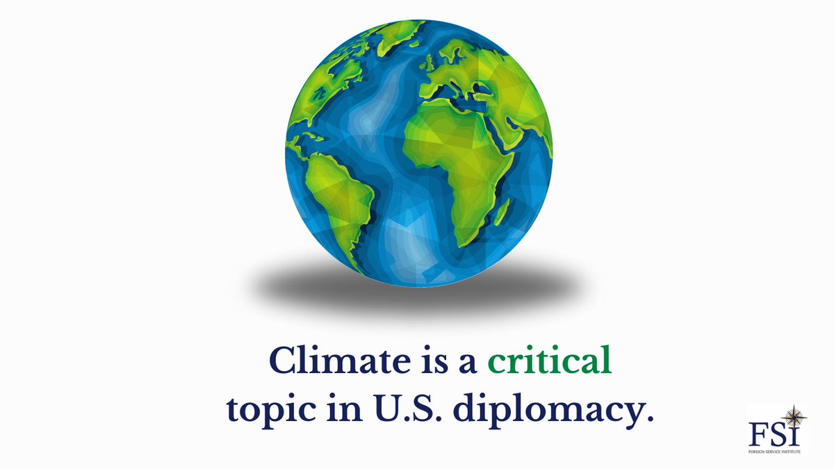 Climate and the environment are critical topics in modern U.S. diplomacy. FSI is proud to offer U.S. foreign affairs professionals a number of courses, trainings, and resources covering climate diplomacy. Environmental issues are also key components of core diplomatic and…