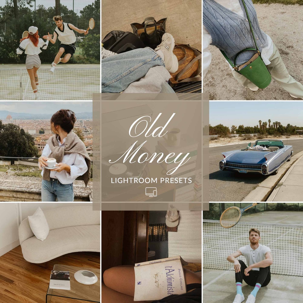 💰 Old Money: introducing our newest preset collection. ✨ Elevate your feed with the timeless sophistication and luxury of bygone eras. #123presets