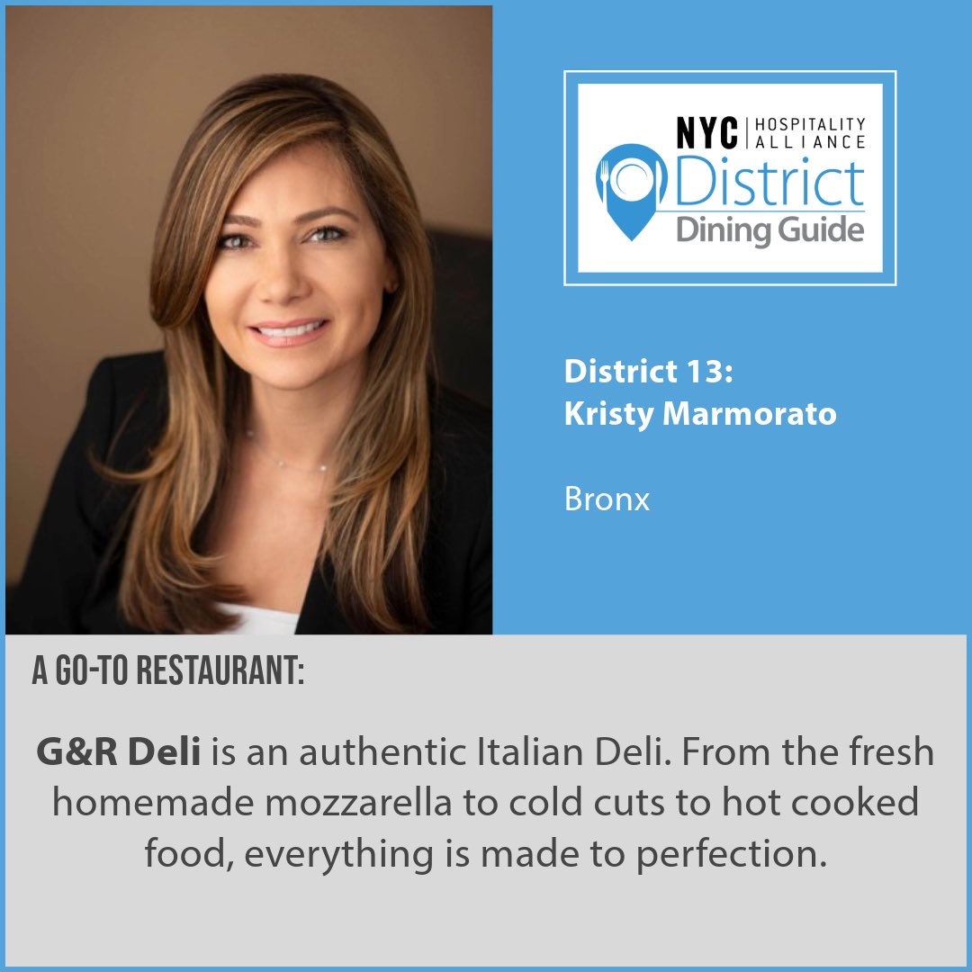 I need some summer weather and @KristyMarmorato ‘s Go-to order: The Summer Wind Sandwich at G & R Deli! Read listing: thenycalliance.org/news-item/dist… NYC Hospitality Alliance District Dining Guide