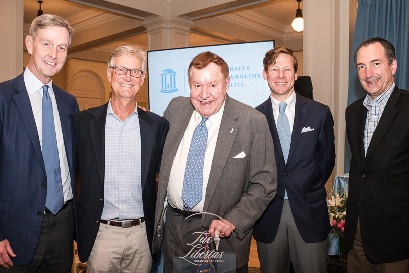 Former IAH advisory board member Tom Kenan is the inaugural recipient of the Lux Libertas Philanthropy Award for his lifetime of giving and service to @UNC. His support has been felt across the campus, including at the IAH. unc.live/4aIzh2A