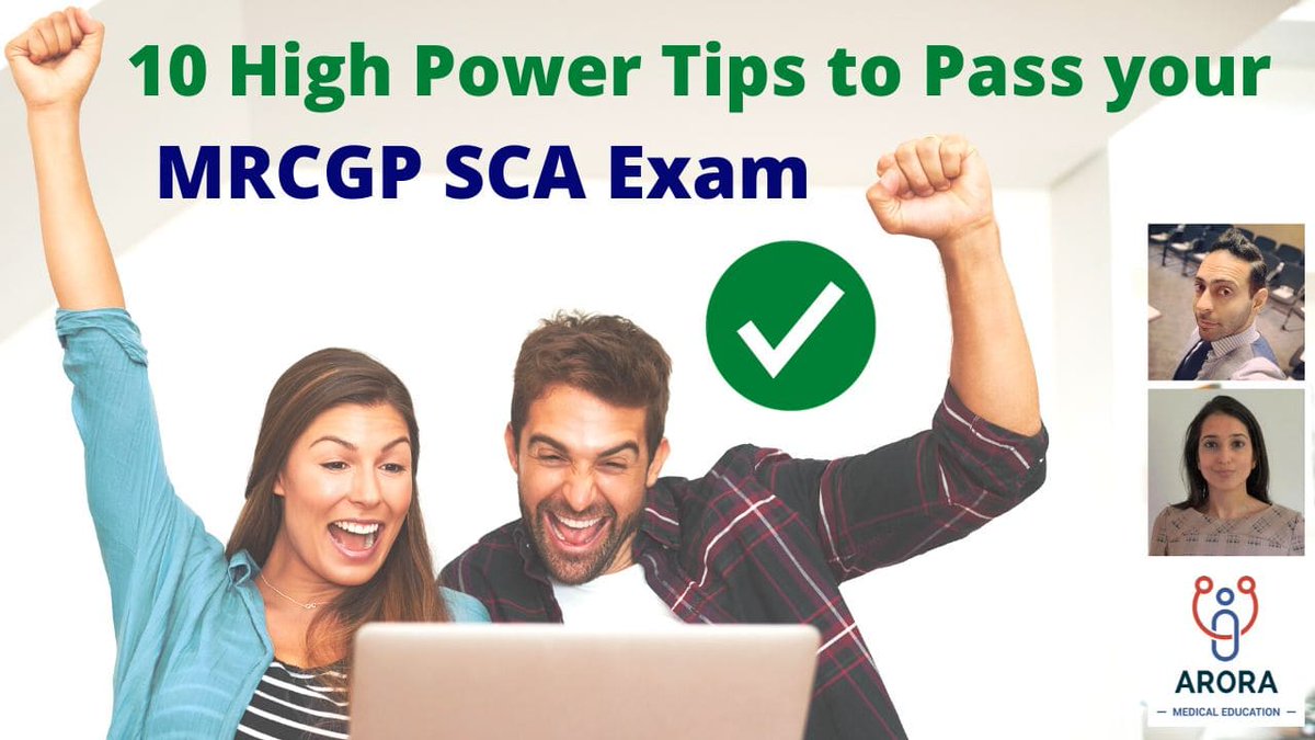 🙋‍♂️🙋‍♀️ 10 High Power Tips to Pass your MRCGP SCA Exam… aroramedicaleducation.co.uk/10-high-power-… 👉 Prepare with our SCA courses: aroramedicaleducation.co.uk/mrcgp-sca/ - use coupon aroravideo10 for a 10% discount #CanPassWillPass #PassSCA #MRCGPSCA #SCA