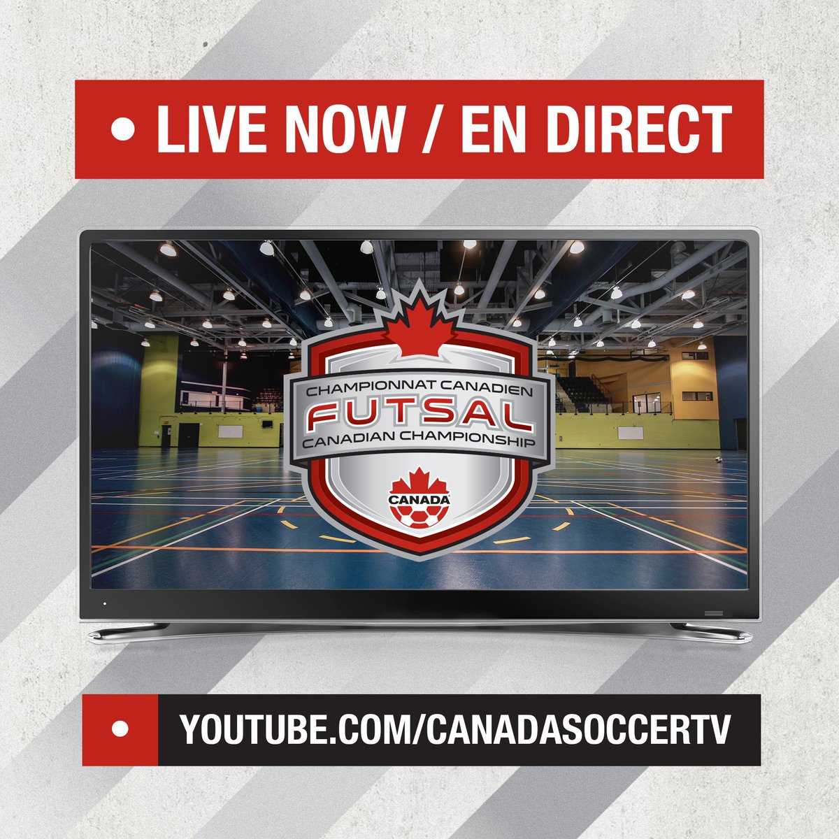 Our coverage of the 2024 Futsal Canadian Championship is LIVE NOW: youtube.com/live/EVhlPEHpC…