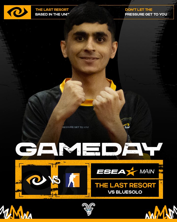 TheLastResort's tweet photo. NEW SEASON HYPE 🤩

🏆 ESEA Main
🆚 bluesolo
⏰ 7PM BST
🎙️ @GrimyRannarr 
📺 https://t.co/9Uid2kyAsb

We’ll see you in the stream soon for the first game of the season 🙌🏻 https://t.co/HjNHVerBKj