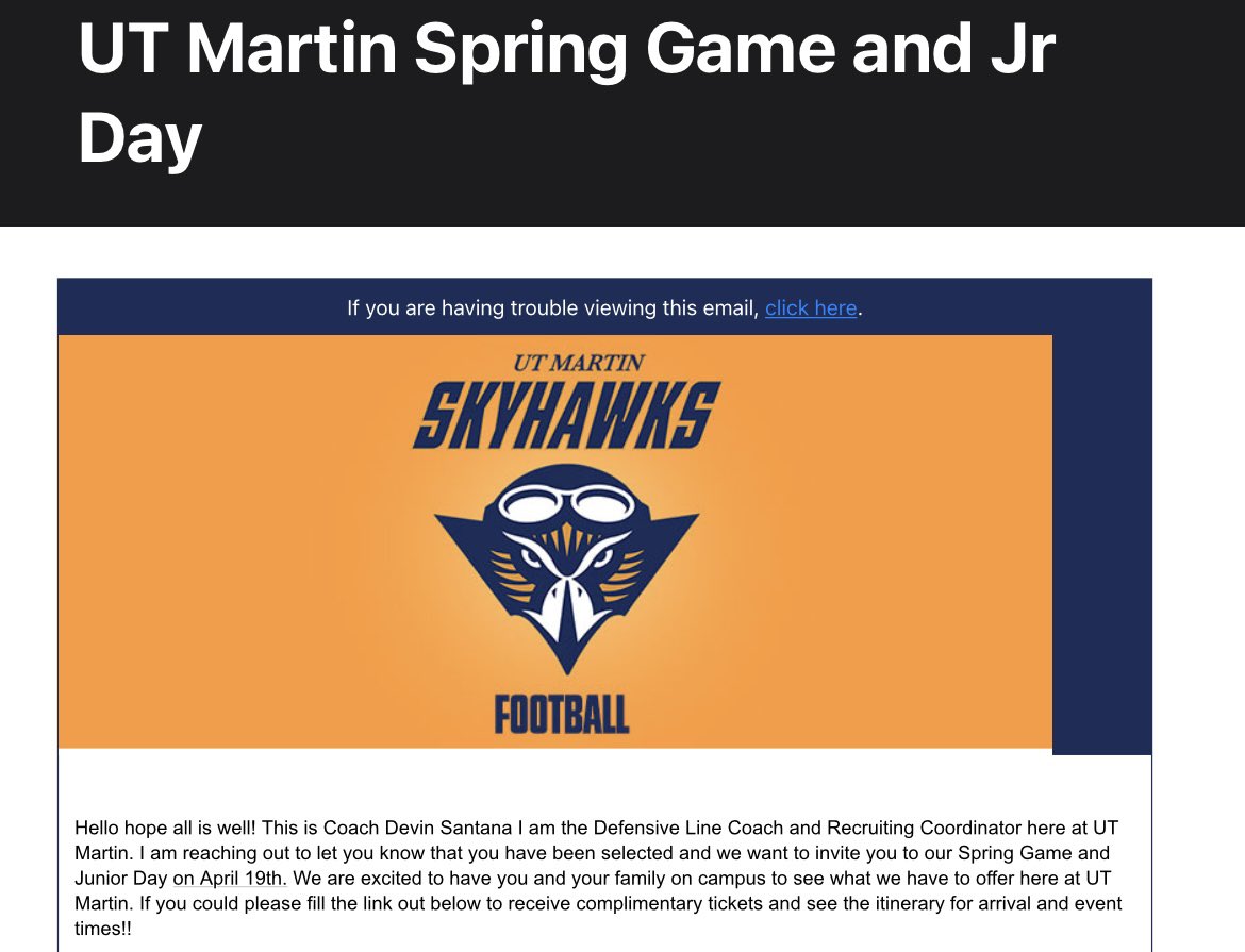 charliee24's tweet photo. thank you to @CoachSantana_ and @CoachAClifton for the invite!! will try to work things out to attend!! https://t.co/qkEjB3v2fa