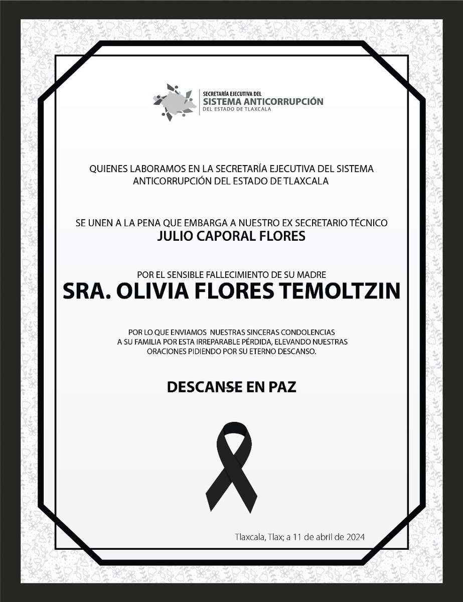 Secretaría Ejecutiva Sistema Anticorrupción Tlax. (@sesaet) on Twitter photo 