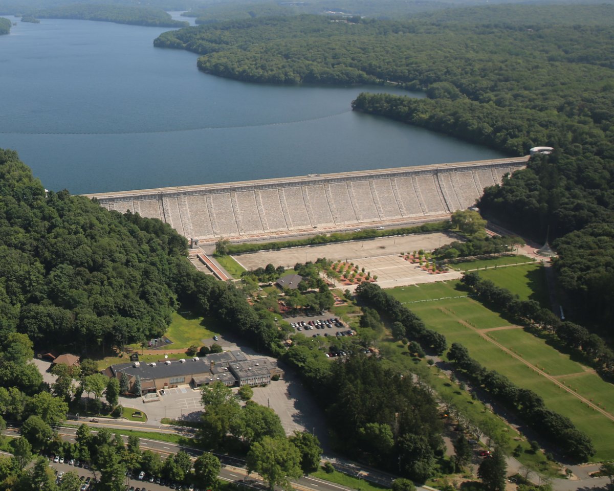 Out of the Archives: What was once a rough little clay model would become the mighty Kensico Dam and Reservoir, holding over 30 billion gallons of water and expanding NYC's water supply by bringing delicious, clean water down from the Catskill Mountains! #tbt