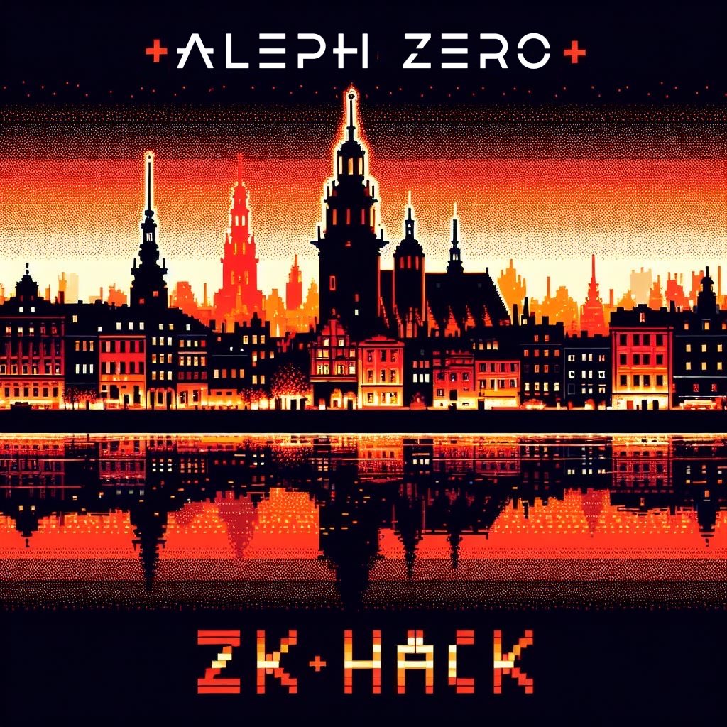 🔸🔶 ＴＯＰ ＳＰＯＮＳＯＲ 🔶🔸 Thanks to @aleph__zero for 𝒁𝑲 𝑯𝒂𝒄𝒌 𝑲𝒓𝒂𝒌𝒐́𝒘 Top Sponsors! We’re looking forward to their workshop on May 17, and learn more about building with Aleph Zero at #ZkHackKrakow.