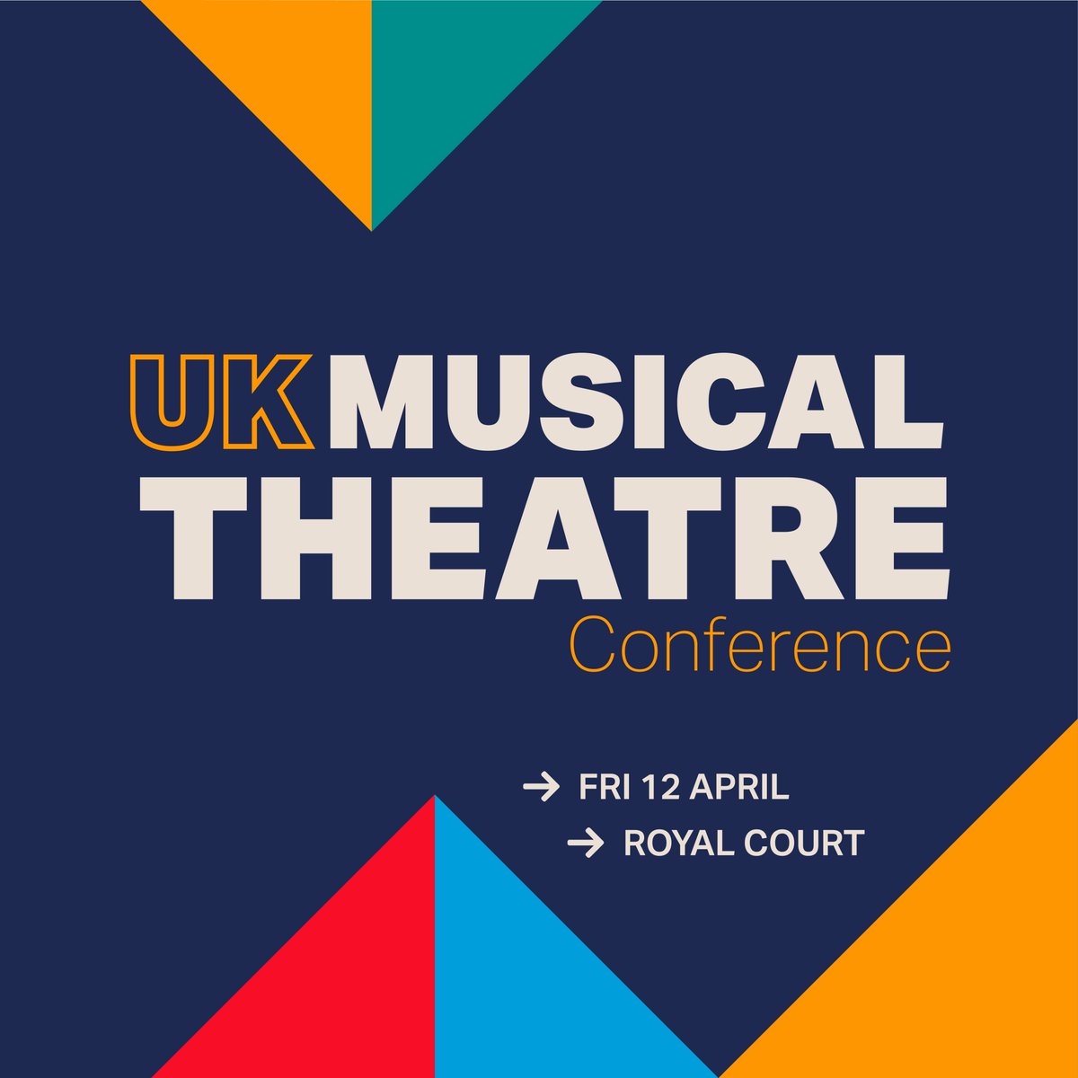 Today is the day! We are so looking forward to welcoming so many of you to the #UKMTConference 2024 at @royalcourt. Door open from 9:30am....!