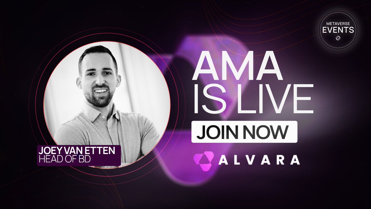 Everdome’s exclusive AMA with @AlvaraProtocol is live - ready for you to tune in.📣 Alvara's Head of BD discussing their platform & answering questions on the future of DeFi & in an interactive metaverse setting. Join👉 everdome.io/events/0xfde3d… #ImagineTheMetaverseDifferently