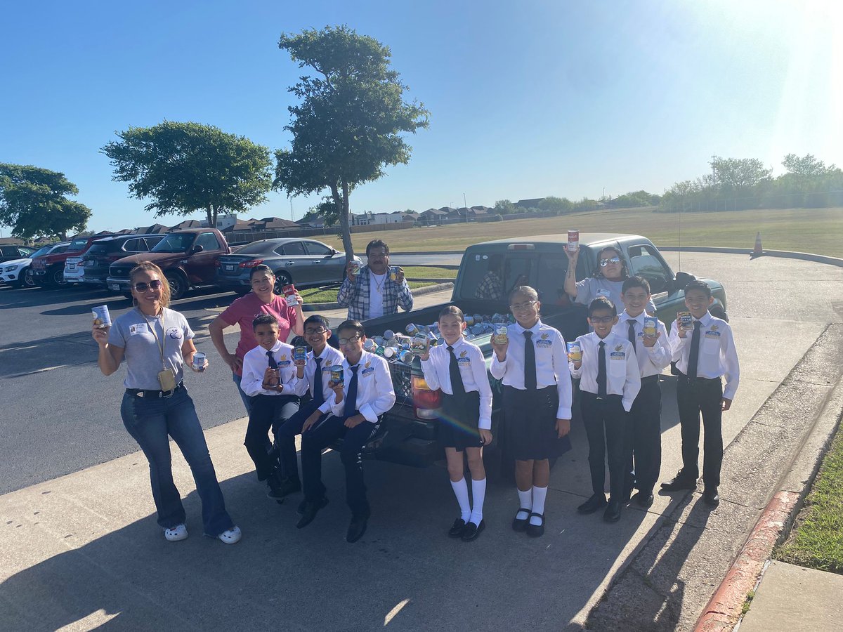 🥫Our Olmito National Elementary Honor Society delivered an estimated 2,000 canned food items to the Los Fresnos Community Food Pantry We want to thank all the families that made this community service project possible. Our ONEHS will proudly continue to serve our community.