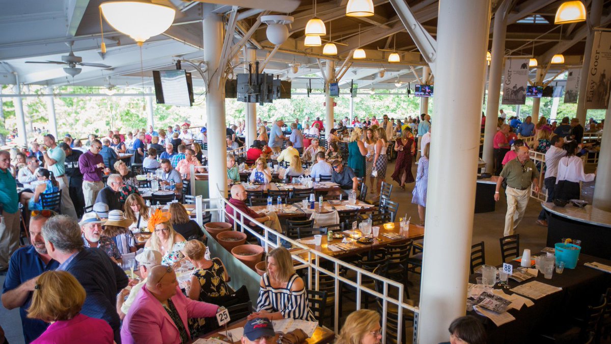 Dine & cheer with us in the covered Mionetto Easy Goer buffet restaurant for the #BelmontStakes Racing Festival! Tickets are available June 6, June 7 & June 9 🎪 Presented by @ticketmaster 🎟️ bitly.ws/3ddCq