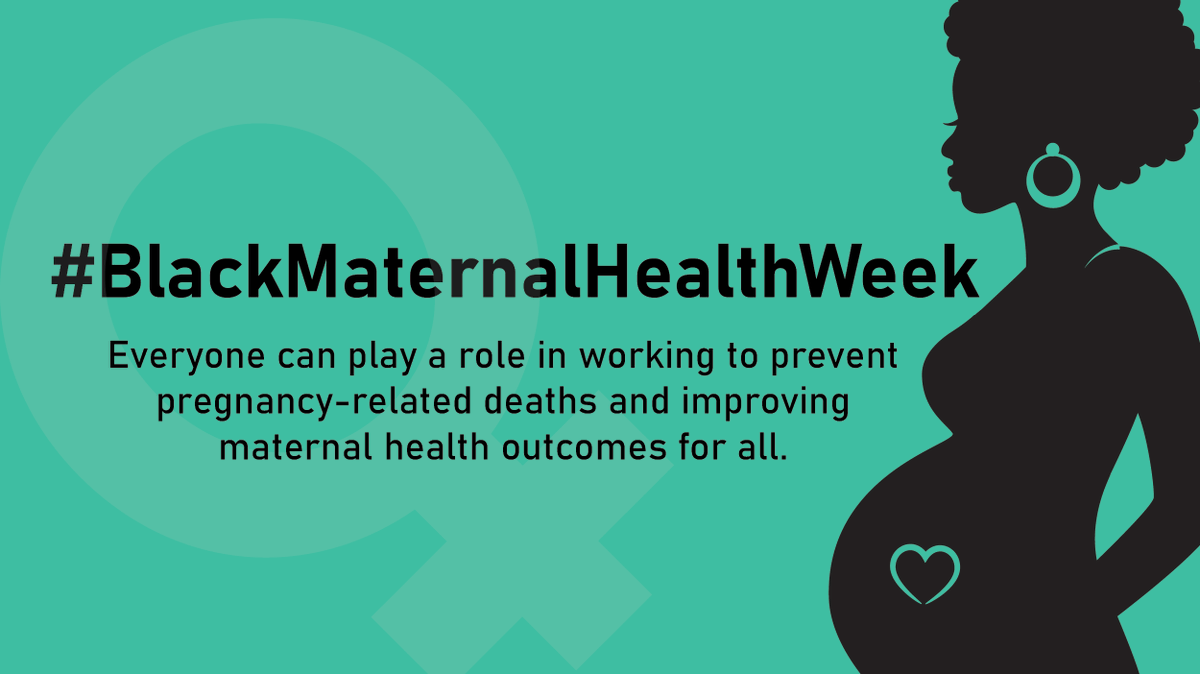 📢 Everyone can play a role in working to prevent pregnancy-related deaths and improving maternal health outcomes for all. During #BMHW24, learn what you can do to support #BlackMamas: cdc.gov/healthequity/f…