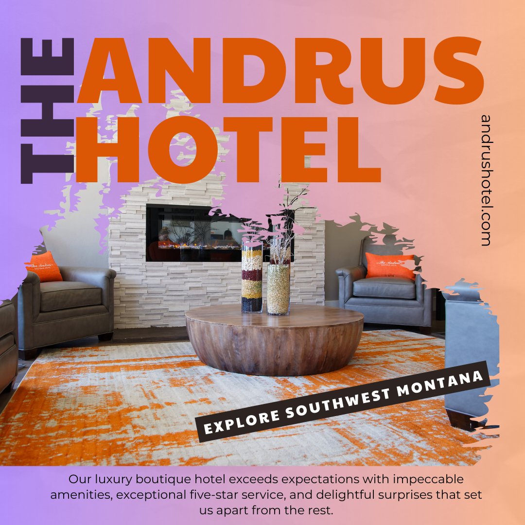 🌞 #SummerFun is at #TheAndrusHotel!  Our suites are selling quickly, so don't miss out on the ultimate #summergetaway. Whether you're seeking adventure in #SouthwestMontana or simply looking to relax + unwind, our #boutiquehotel has everything you need for an unforgettable stay.