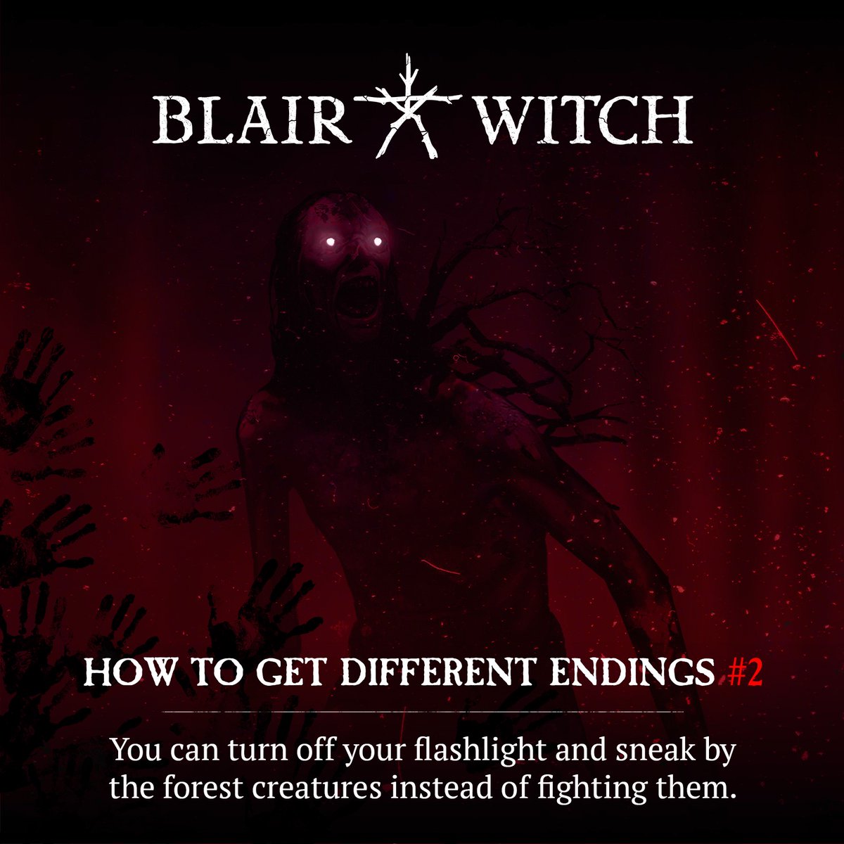🤓 Let's go back to the beginning. As you know Blair Witch can be completed in several ways. It all depends on the decisions taken by the player. Here it is - Tip number 2 - turn off flashlight! #ThrowbackThursday #blairwitch