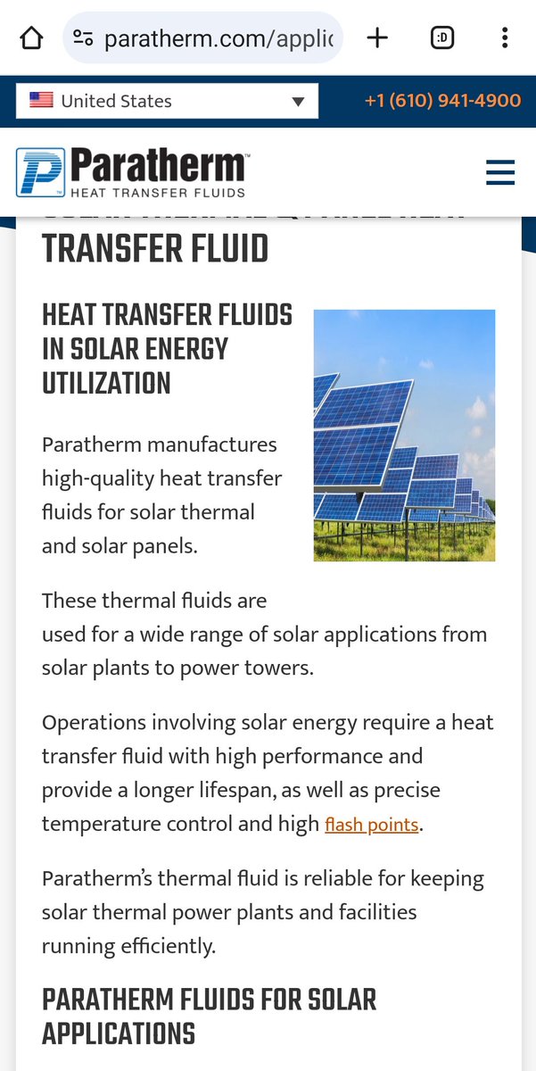 High-quality heat transfer fluids U all know that Solar Panel attracts sun 🌞 and generate yeh electrical energy ... While generating and fully exposing itself, the solar panels heats up exponentially.. U know what cools solar panels down ?? Yes u r right... U have correctly…