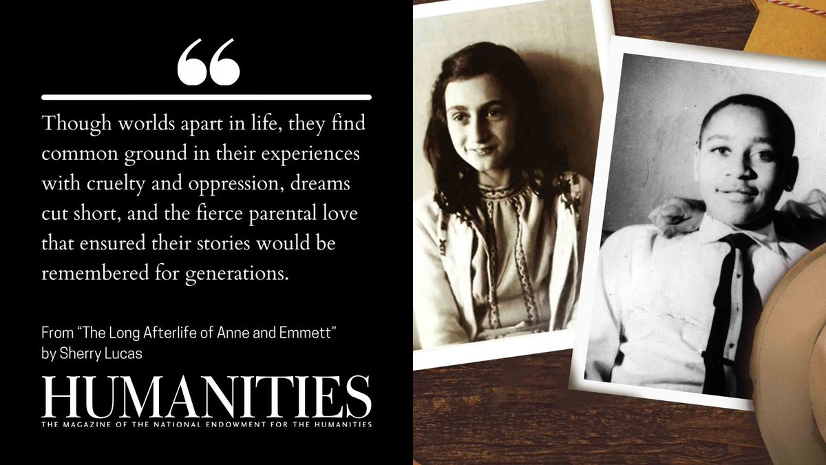 A new play written by Janet Langhart Cohen, which “imagines a conversation between Anne Frank and Emmett Till,” is being performed by students for students to keep their memories alive. Read about “Anne & Emmett” here: tinyurl.com/4yavnzfy