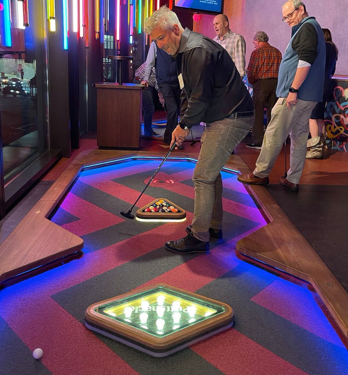 EO_Boston's tweet photo. A perfect shot from our very own John Schnauck! We had a great time playing mini-putt at PuttShack last November. Want to attend our next fun and exciting event? Visit our website for more details: https://t.co/bM0xgXTEOf

#ThrowBackThursday #EOBoston #EONetwork #EOEvents https://t.co/Ebxuz5nyaf