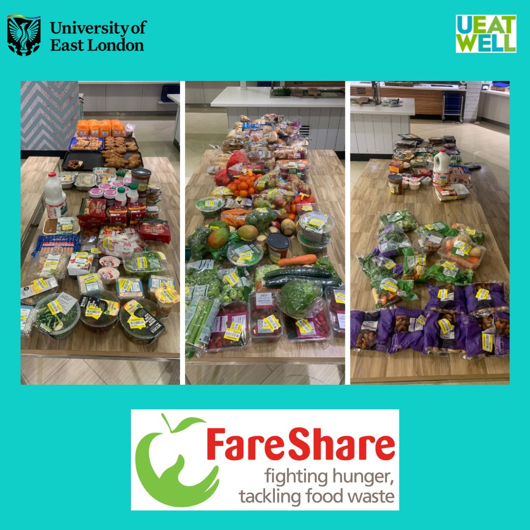 We hope you all enjoyed the Easter break. Come to the Edge Restaurant for FareShare tonight to see what we have been able to rescue from the supermarket. Bring a bag
#sustainability #fareshare #preventfoodwaste #nomorefoodwaste #DocklandsCampus #UEL #uellife