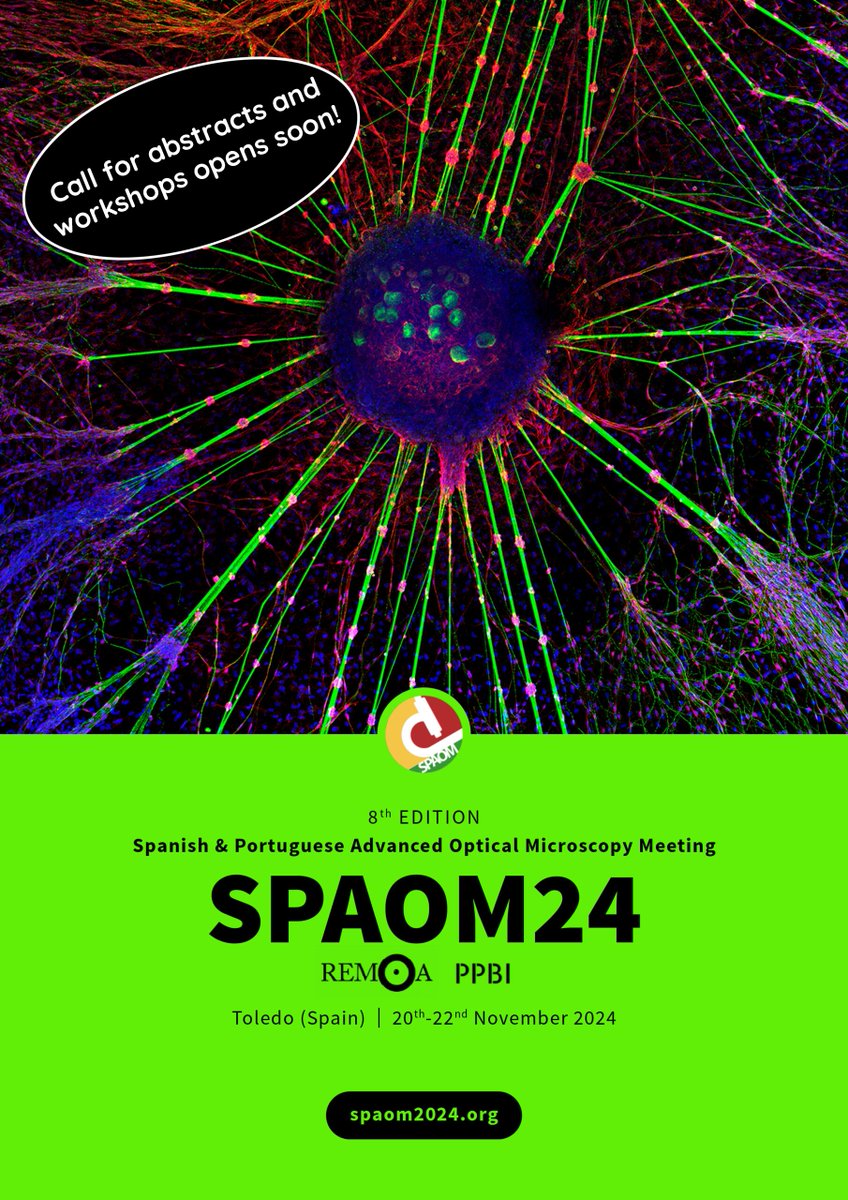 We are on again for SPAOM 2024! Let's see you in beautiful Toledo from November 20th to 22nd. Let's save the date. We will soon publish our preliminary program and opening call for abstracts.