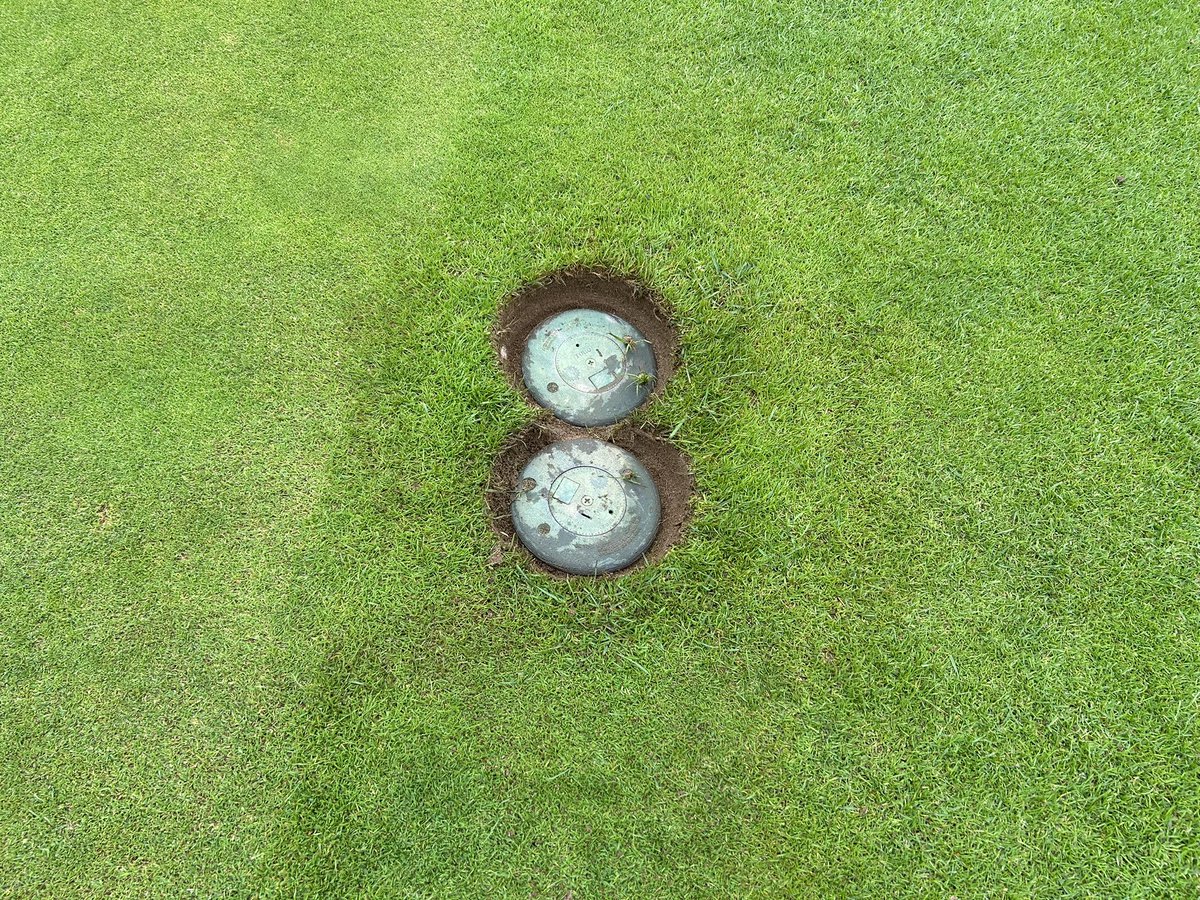 grnkeepergrant's tweet photo. First go with the drill powered irrigation edger this morning…I’m impressed!!! Easy to use and clean finish ✅✅ https://t.co/nwHwT9Dxyp