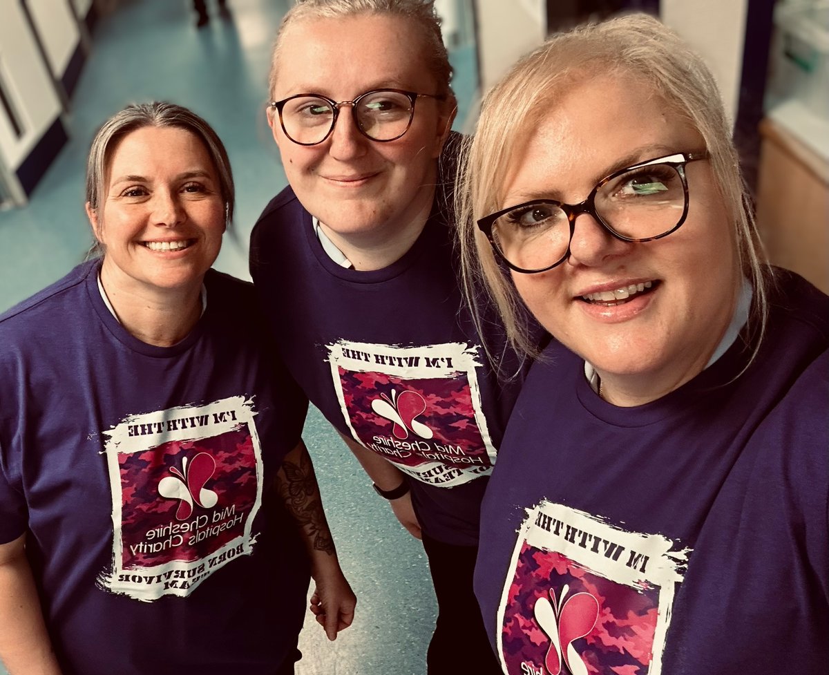 Not long to go until our teams get ready to get muddy at this year's <a href="/BornSurvivorUK/">Born Survivor</a> Assault on Capesthorne Hall! We're loving our new event t-shirts! 🤩 We have a small number of places still available, sign up on our website mchcharity.org/event/born-sur…